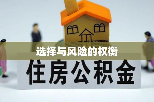 宿州选择与风险的权衡