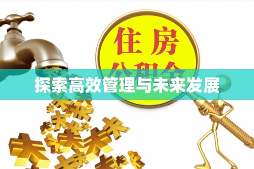 宿州探索高效管理与未来发展
