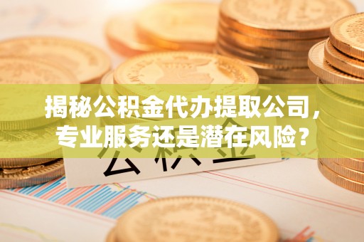 宿州揭秘公积金代办提取公司，专业服务还是潜在风险？