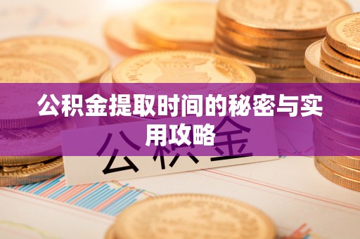 宿州公积金提取时间的秘密与实用攻略