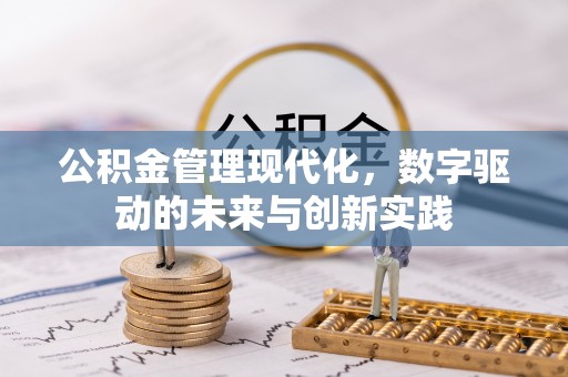 宿州公积金管理现代化，数字驱动的未来与创新实践